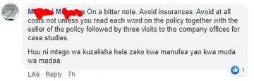 A word of caution on Facebook to read the education plan's policy document in detail