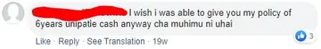 Someone comments on the importance of life. It is all that matters even if she can't get her investment back