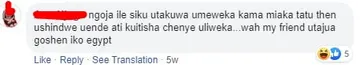 Someone on Facebook comments on the struggle to get her money back from an education plan in Kenya