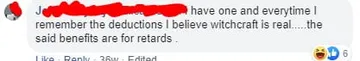 Someone on Facebook likens education insurance policies to witchcraft!