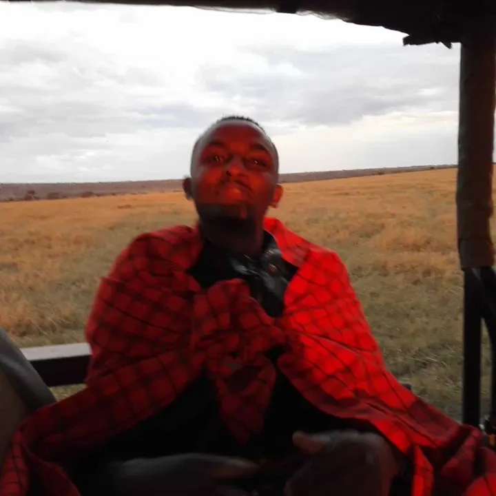 Watching Sunset in Maasai Mara