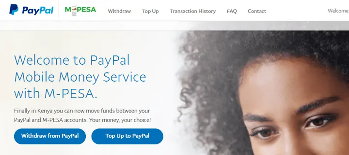PayPal MPESA Main Dashboard The PayPal MPESA Main Dashboard after you link PayPal account to M-PESA