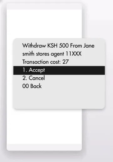 Confirm and accept the transaction details.