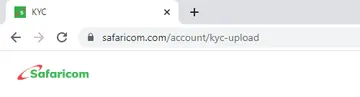Link to enter in your preferred browser to open the Safaricom SIMcard online portal is https://safaricom.com/account/kyc-upload